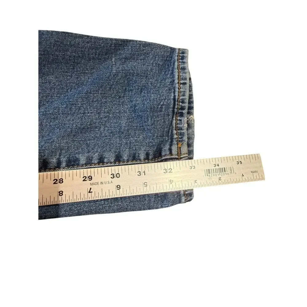 True Religion Classic Men's 38 x 33 Light Blue Relaxed Skinny Jeans
